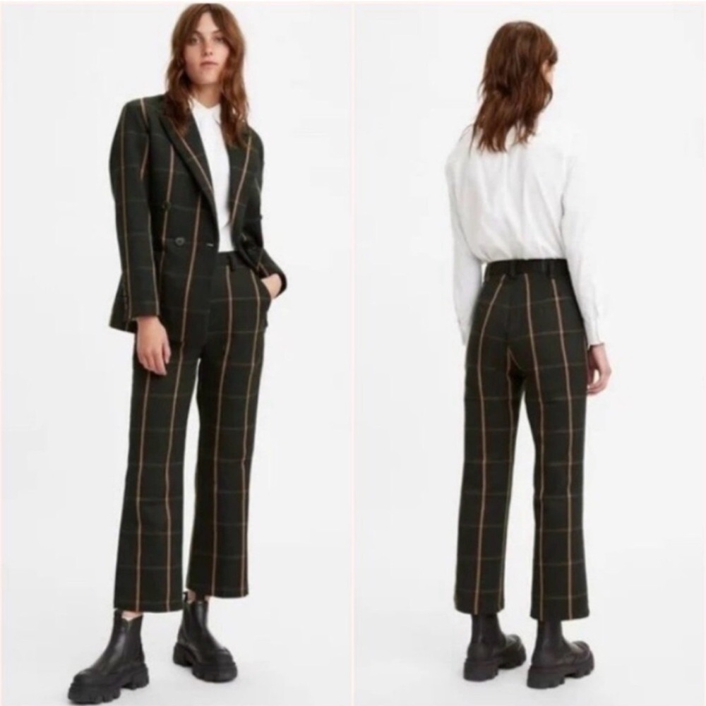 Plaid Women's Levi’s math club flare pants